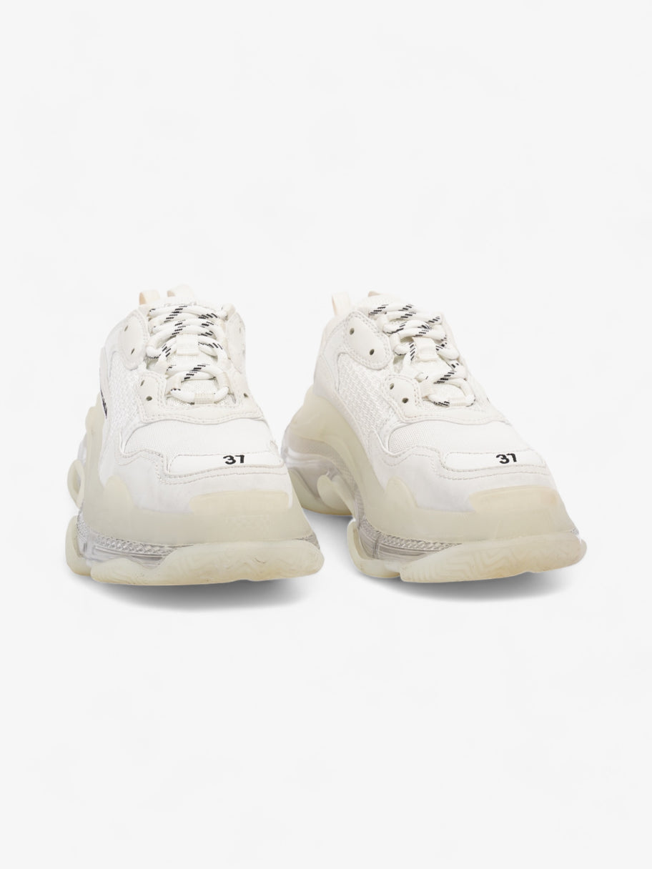 Triple S Clear Sole White / Black Mesh EU 37 UK 4 Image 2