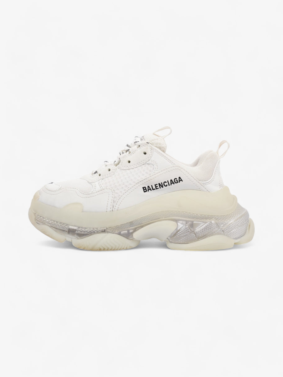 Triple S Clear Sole White / Black Mesh EU 37 UK 4 Image 5