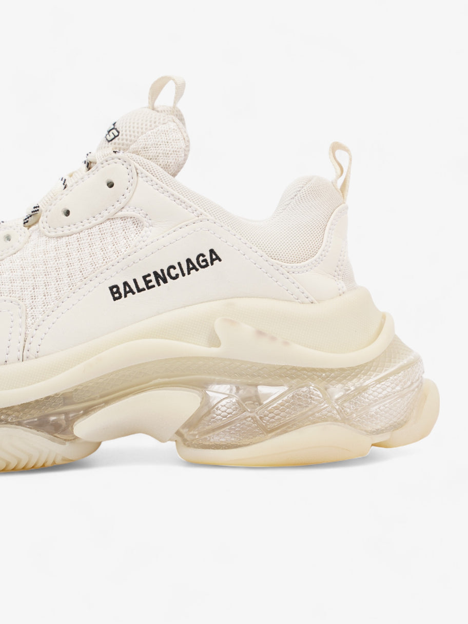 Balenciaga Triple S Clear Sole White / Black Mesh EU 39 UK 6 Image 6