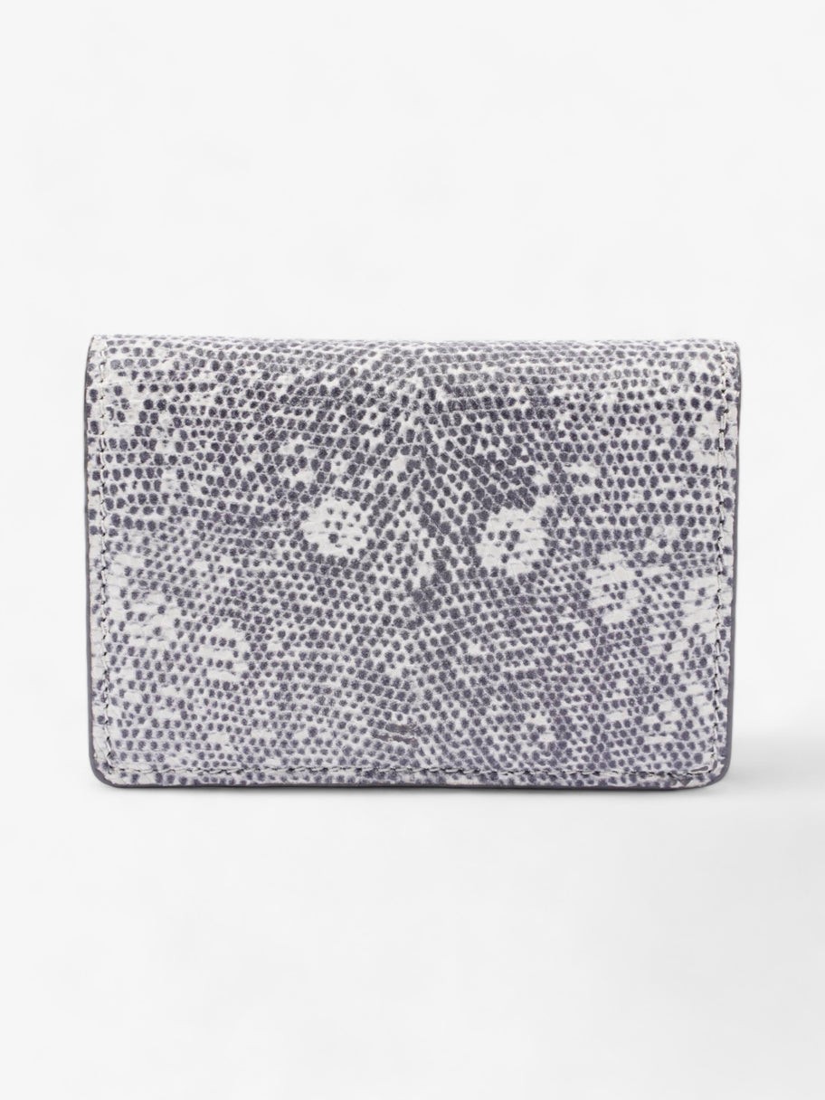 Jimmy Choo Compact Wallet Grey Leather Image 4