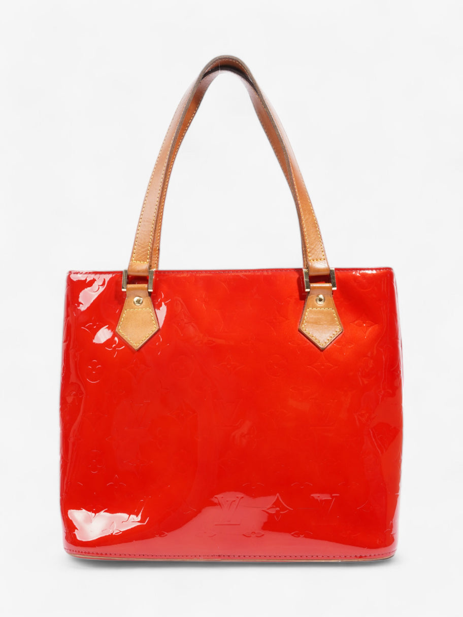 Louis Vuitton Houston Monogram Vernis / Red Vernis Leather Image 1