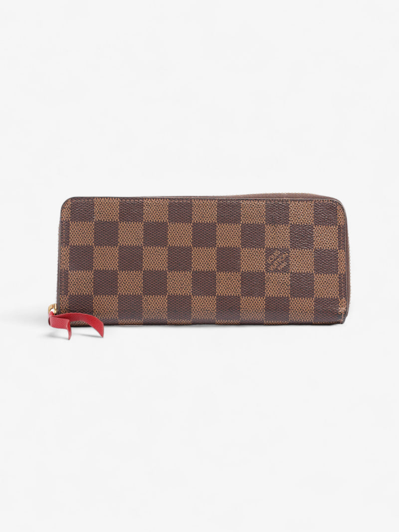  Louis Vuitton Clemence Wallet Damier Ebene Coated Canvas