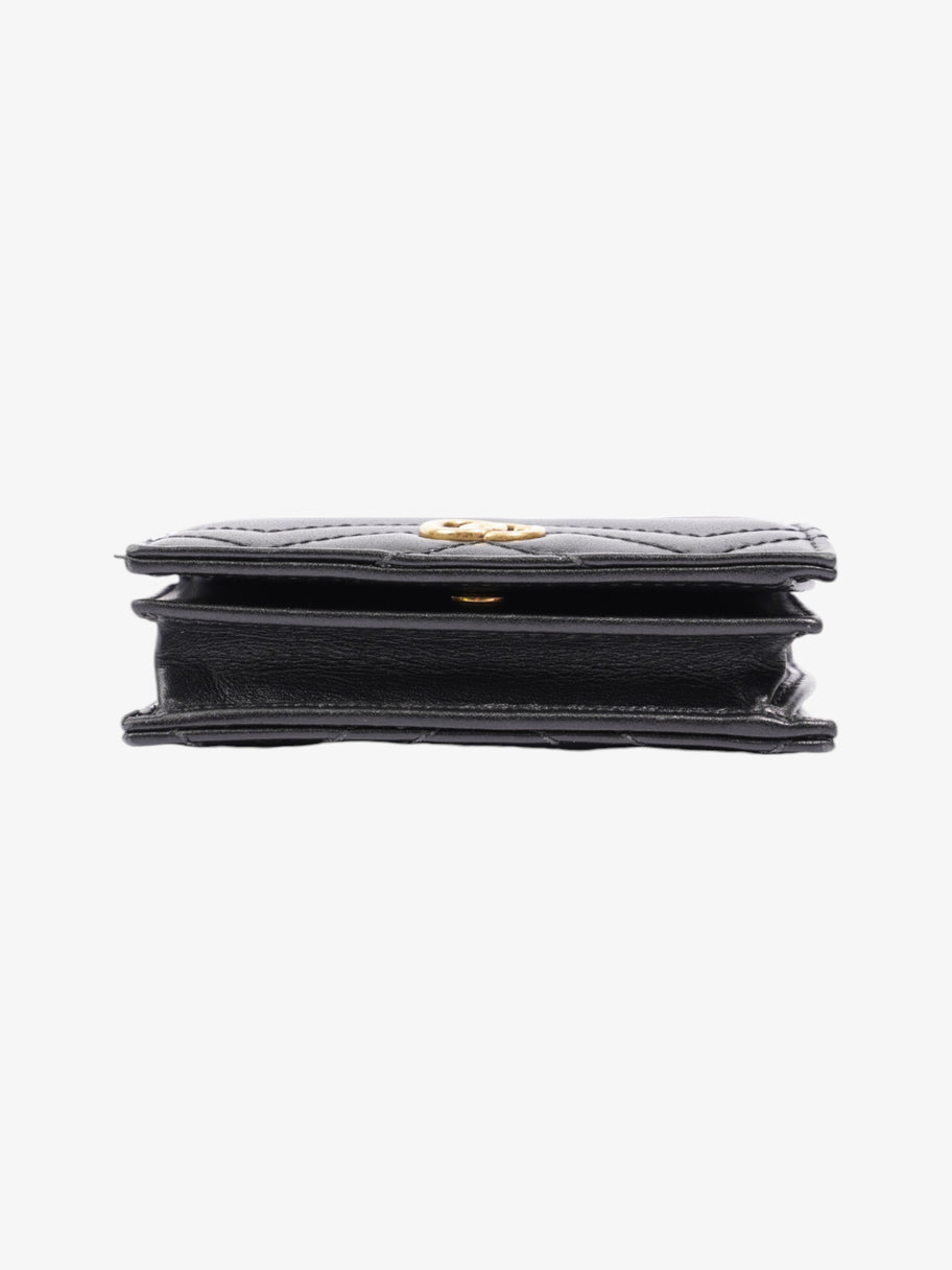 Gucci GG Marmont Wallet Black / Gold Matelasse Leather Image 5