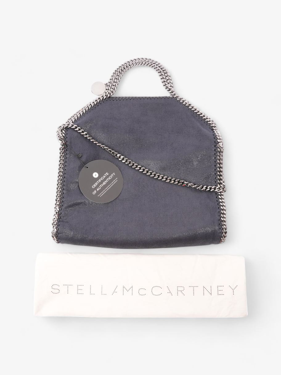 Stella McCartney Falabella 3 Chain Navy Polyester Medium Image 9