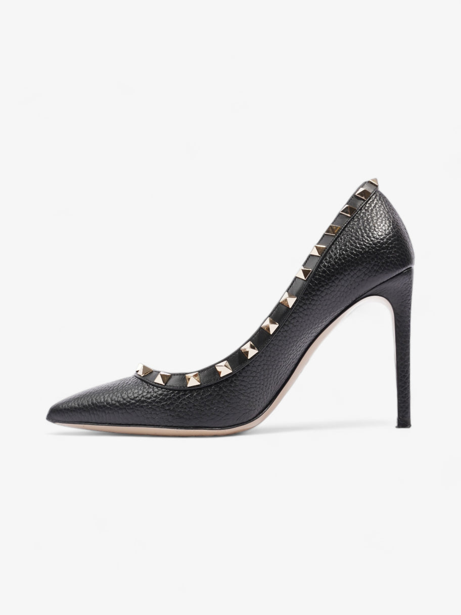 Valentino Rockstud Heels 100 Black Leather EU 37.5 UK 4.5 Image 3