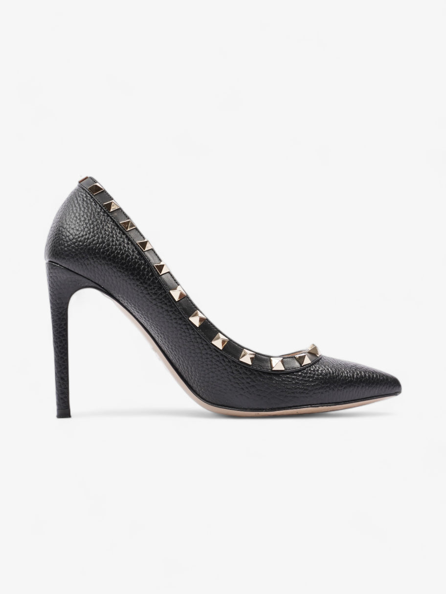 Valentino Rockstud Heels 100 Black Leather EU 37.5 UK 4.5 Image 4