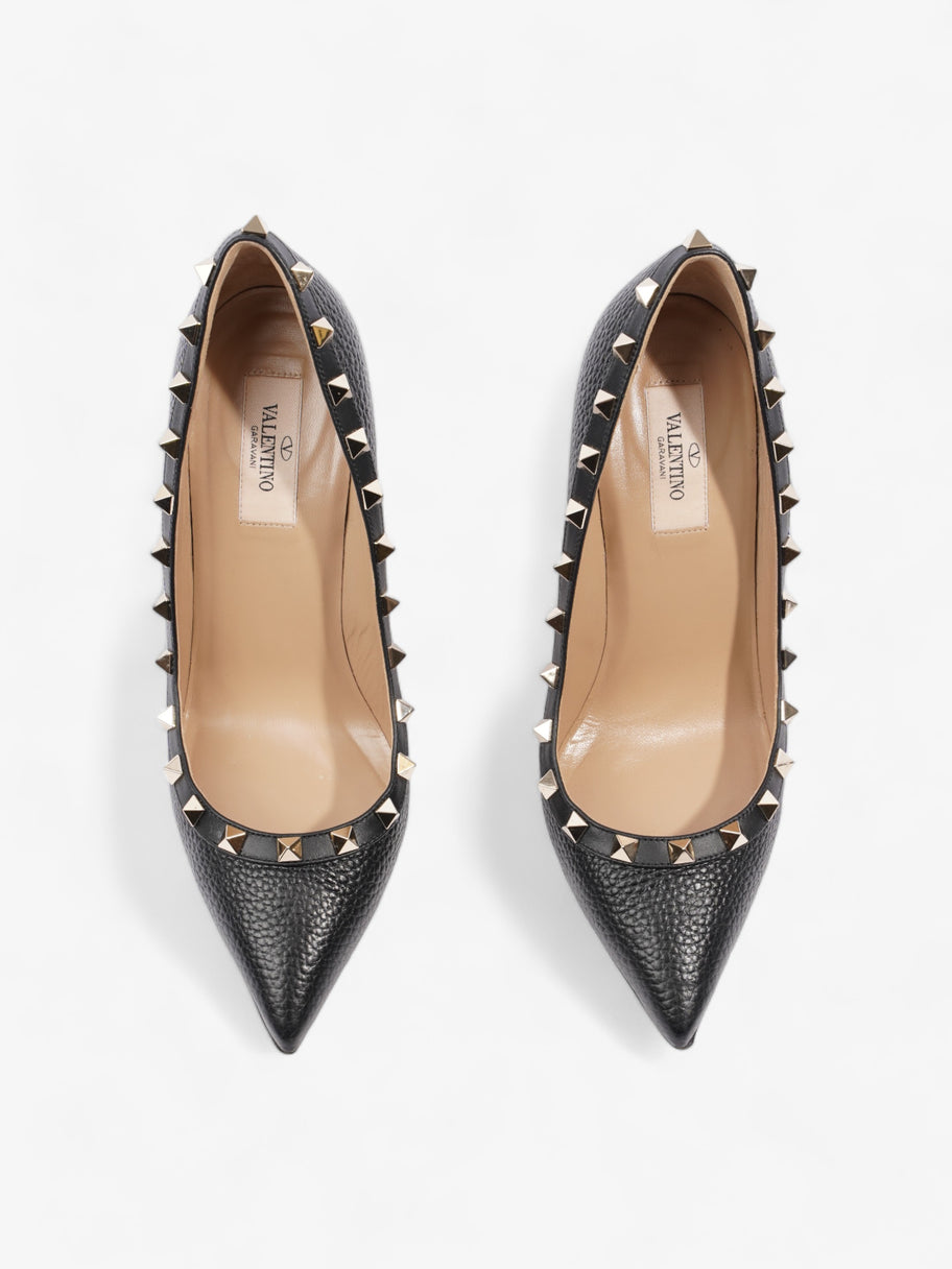 Valentino Rockstud Heels 100 Black Leather EU 37.5 UK 4.5 Image 8