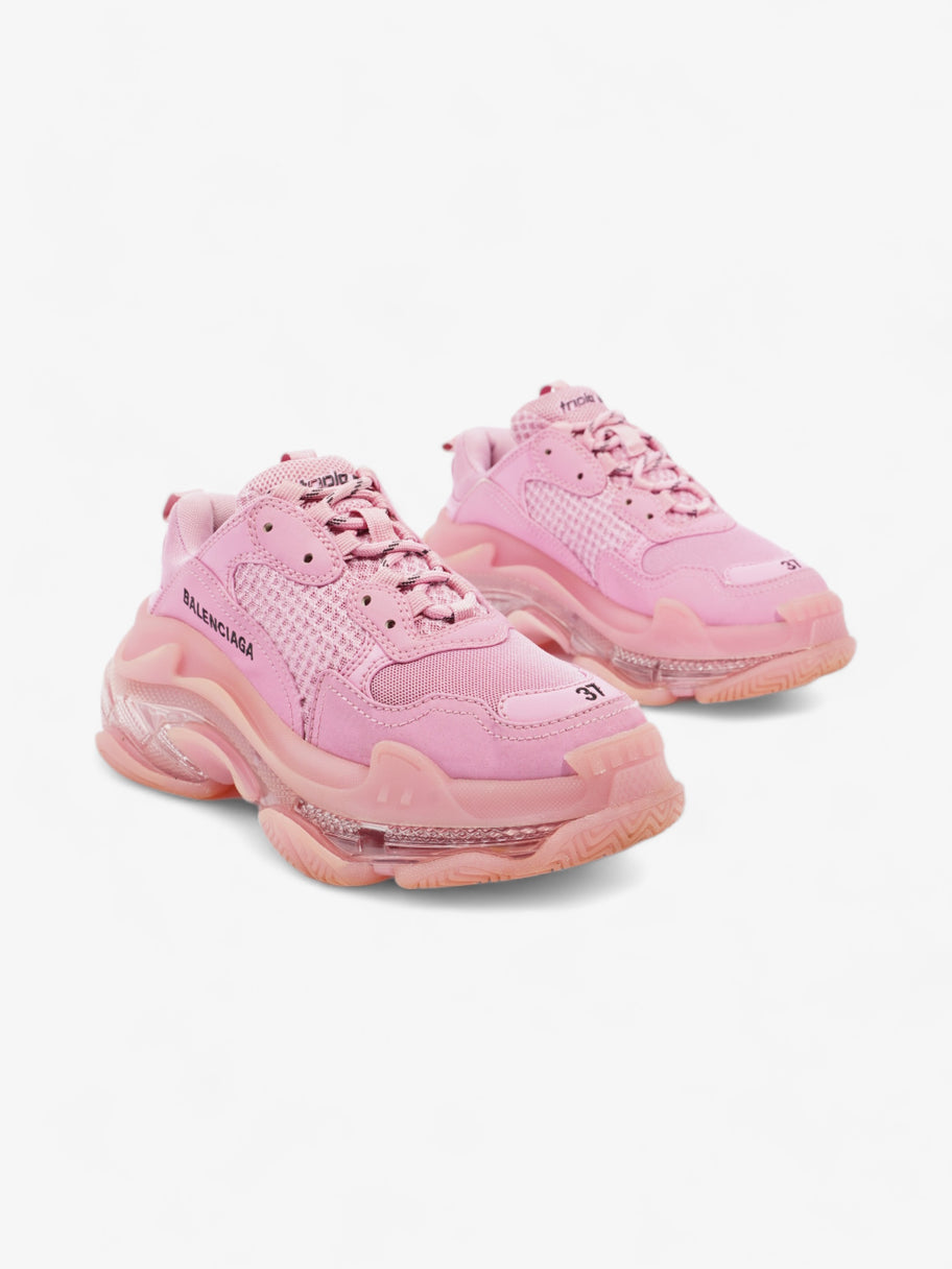 Balenciaga Triple S Clear Sole Pink Mesh EU 37 UK 4 Image 2