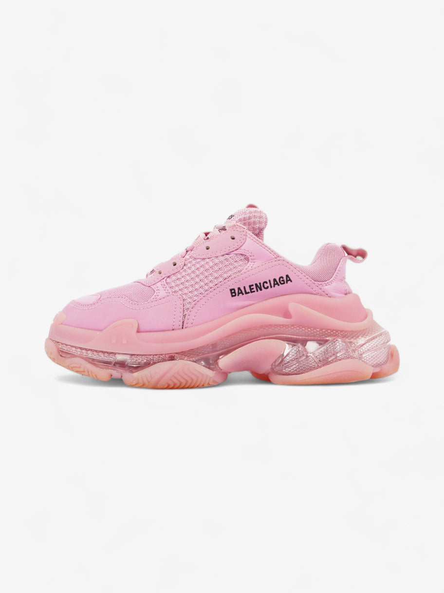 Balenciaga Triple S Clear Sole Pink Mesh EU 37 UK 4 Image 5