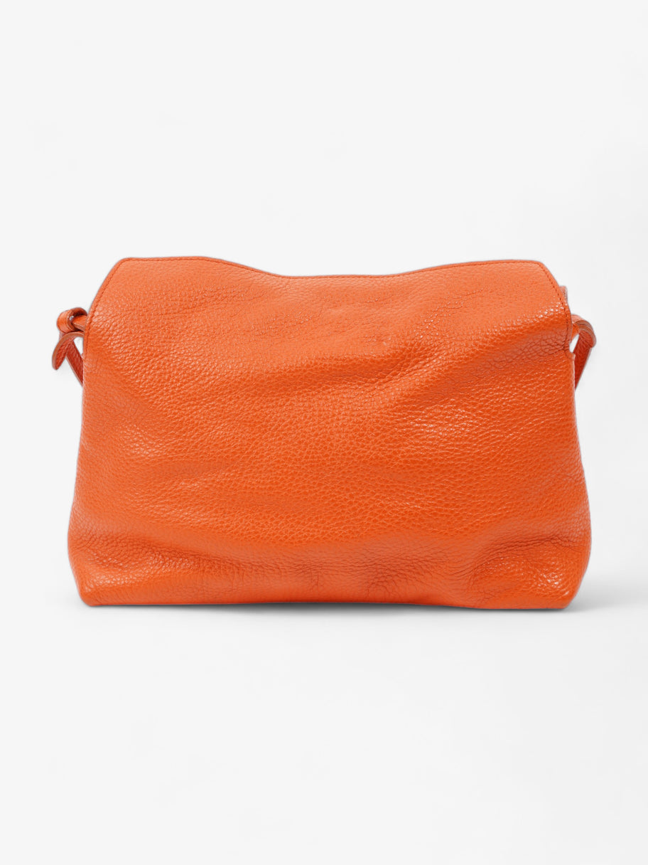 Burberry Clutch Orange Leather Image 4