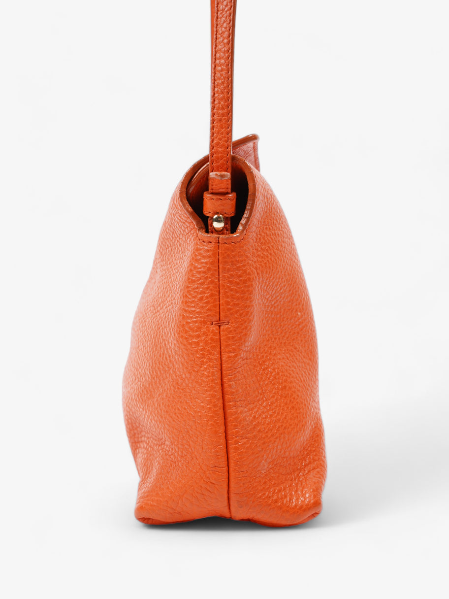 Burberry Clutch Orange Leather Image 5