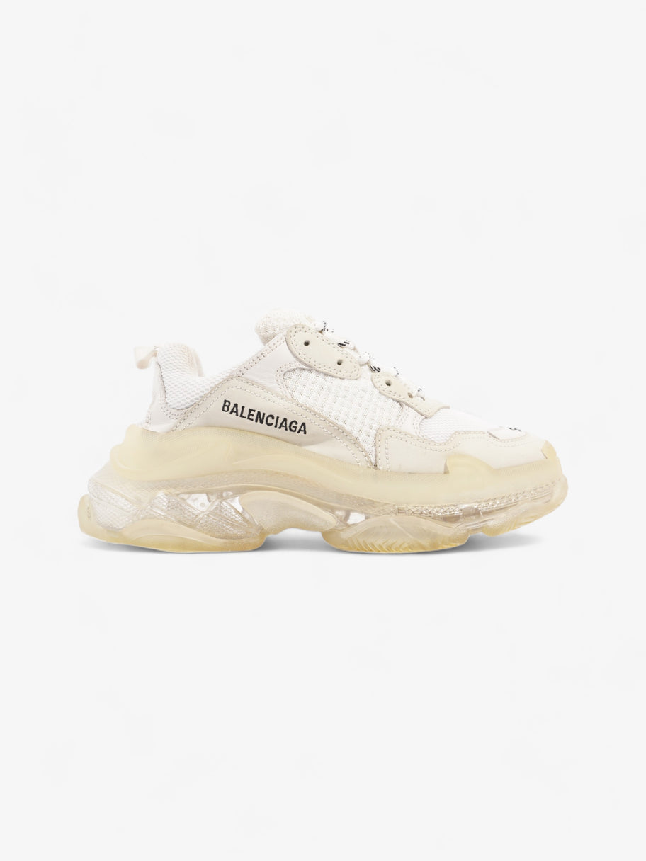 Balenciaga Triple S White Clear Sole Mesh EU 38 UK 5 Image 1