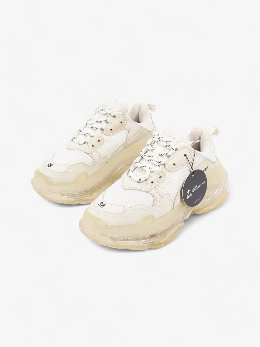 Balenciaga Triple S White Clear Sole Mesh EU 38 UK 5 Image 10