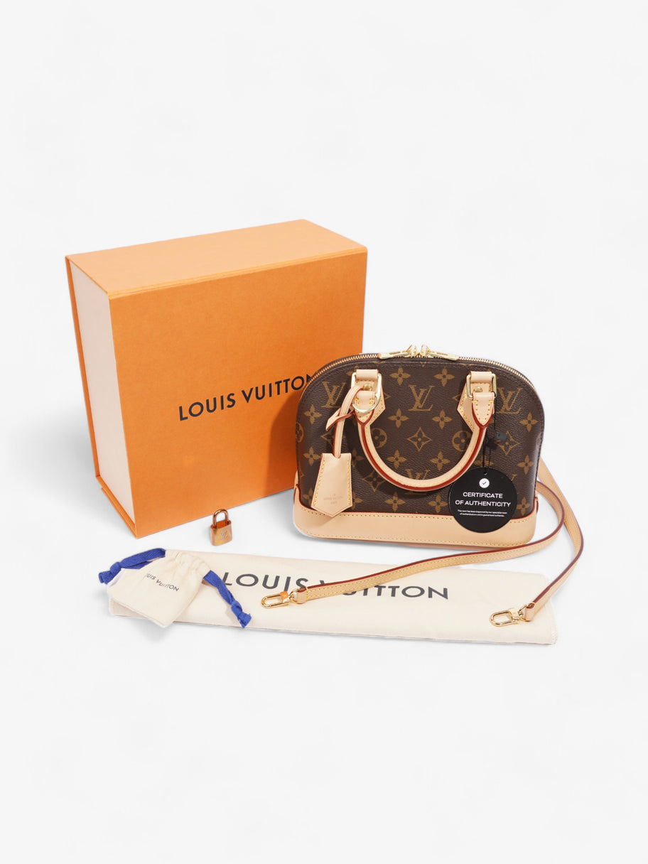 Louis Vuitton Alma Monogram Coated Canvas BB Image 9