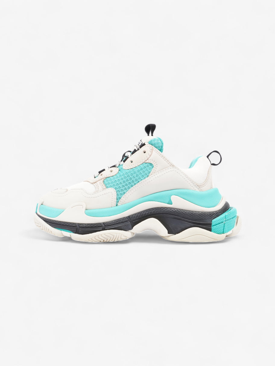 Balenciaga Triple S Turquoise  / White Mesh EU 37 UK 4 Image 3