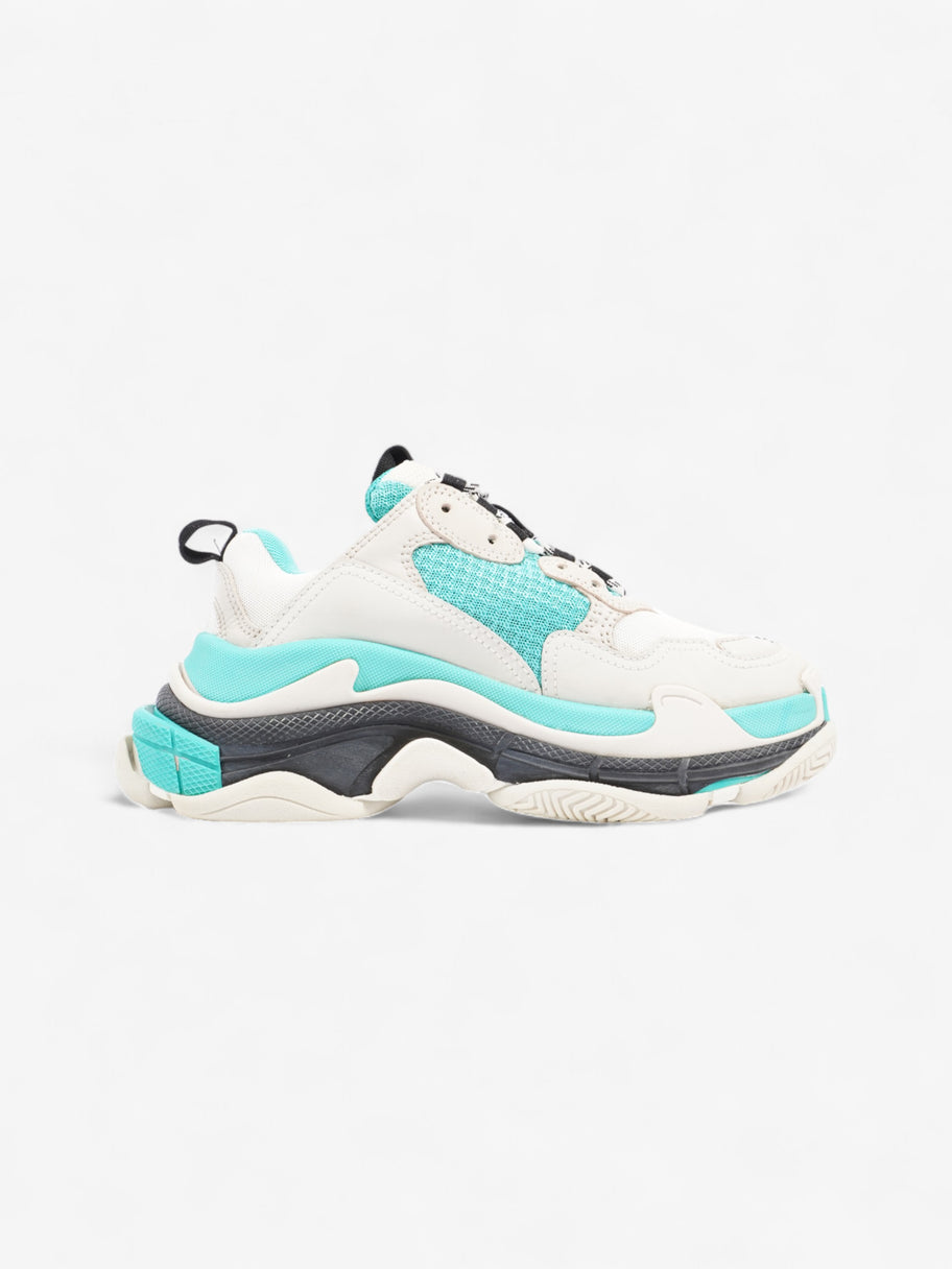 Balenciaga Triple S Turquoise  / White Mesh EU 37 UK 4 Image 4