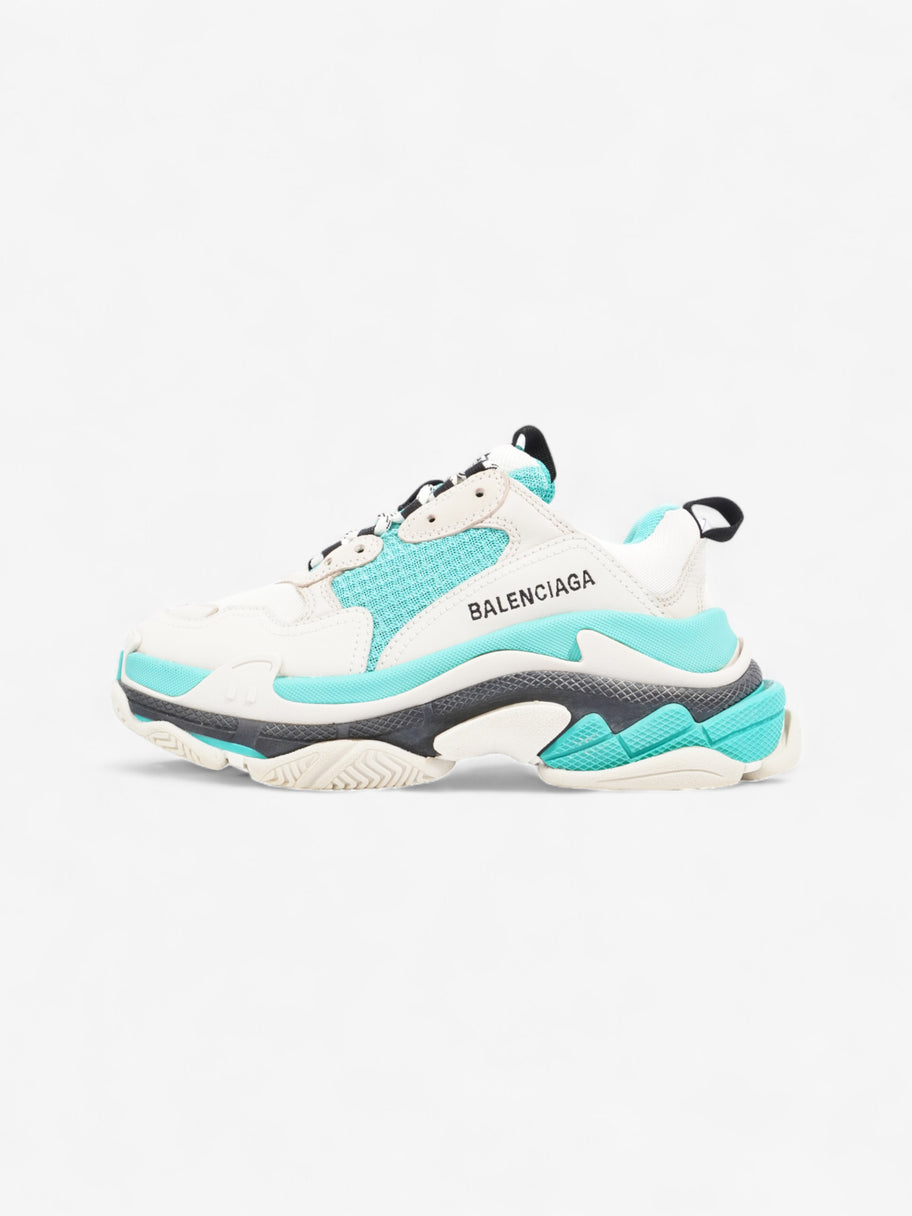 Balenciaga Triple S Turquoise  / White Mesh EU 37 UK 4 Image 5