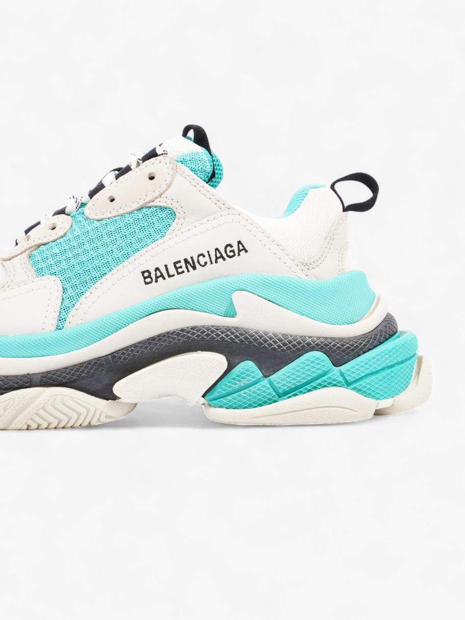 Balenciaga Triple S Turquoise  / White Mesh EU 37 UK 4 Image 9