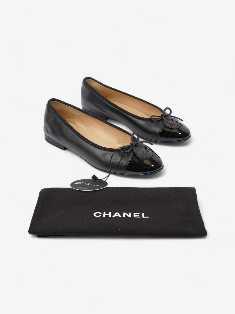 Chanel Ballet Flats Black Leather EU 38.5 UK 5.5 Image 10