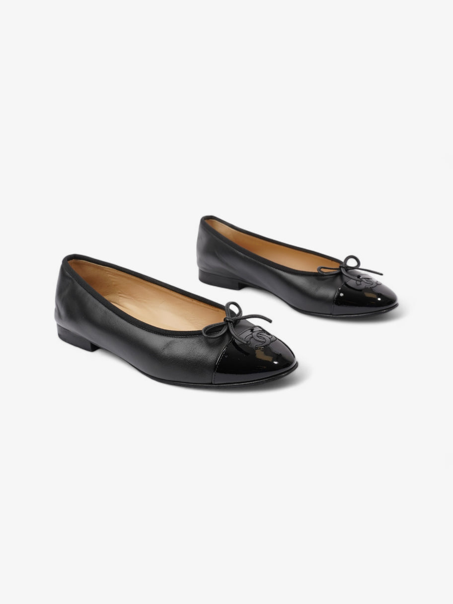 Chanel Ballet Flats Black Leather EU 38.5 UK 5.5 Image 2