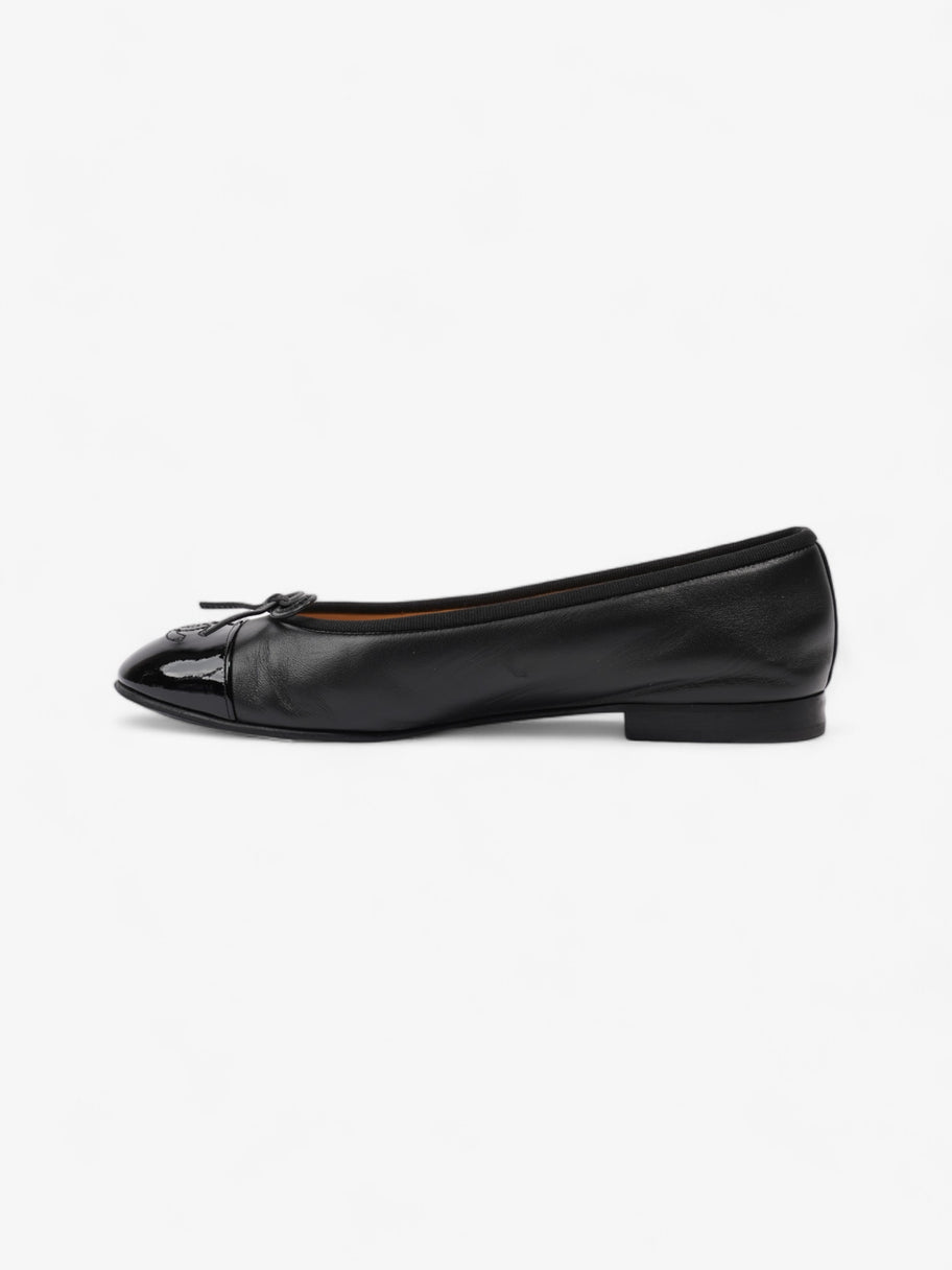 Chanel Ballet Flats Black Leather EU 38.5 UK 5.5 Image 3