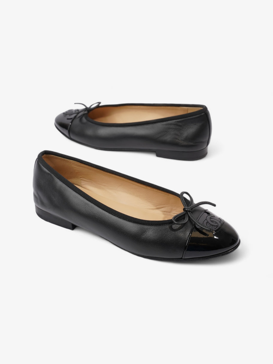 Chanel Ballet Flats Black Leather EU 38.5 UK 5.5 Image 9