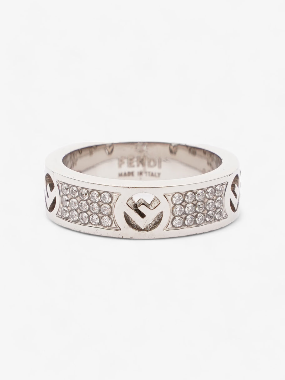 Fendi F is Fendi Ring Silver Base Metal Medium (54mm) Image 1