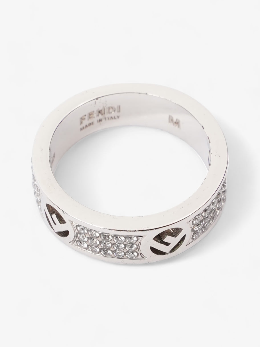 Fendi F is Fendi Ring Silver Base Metal Medium (54mm) Image 2