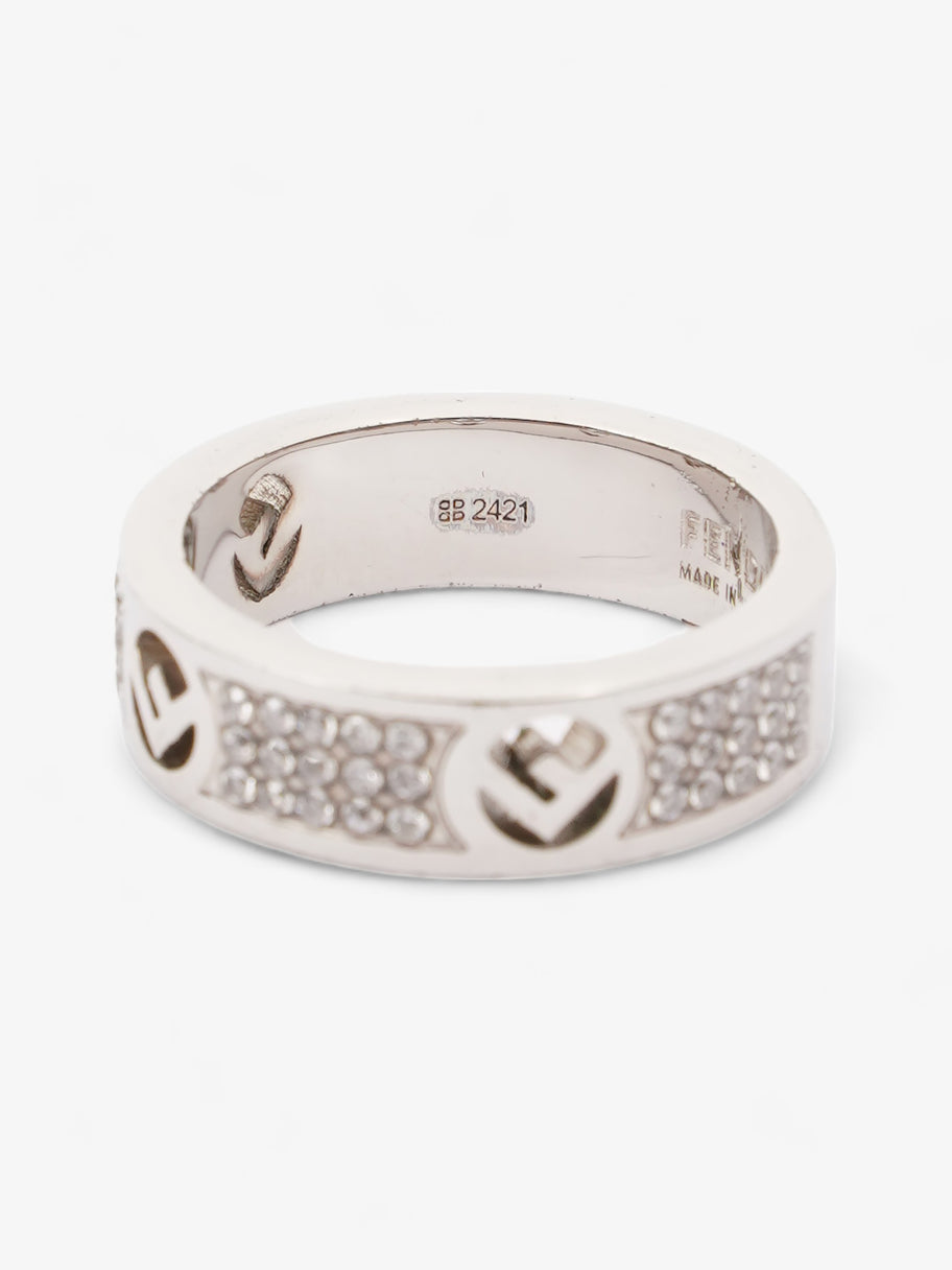 Fendi F is Fendi Ring Silver Base Metal Medium (54mm) Image 5