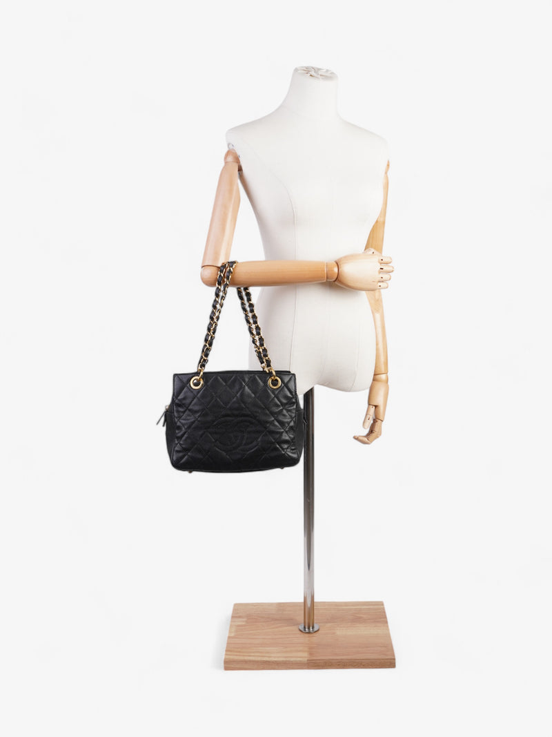  Chanel Timeless Tote Black Caviar Leather Petite