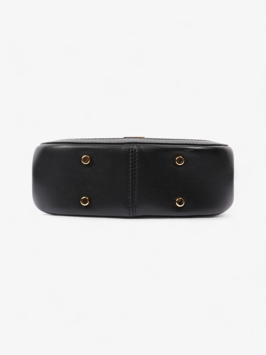 Versace Top Handle Bag Black Leather Mini Image 6