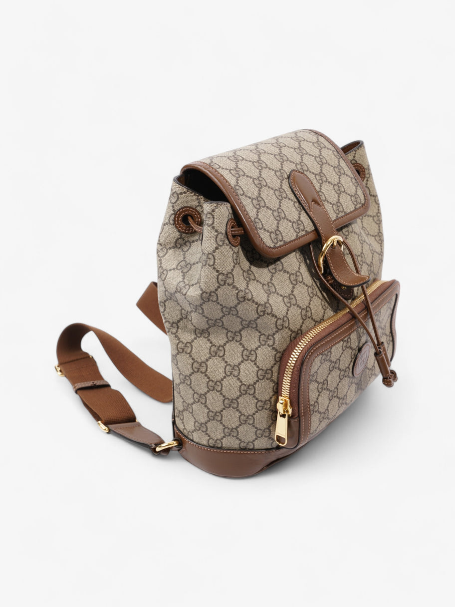 Gucci GG Backpack GG Supreme / Brown Canvas Small Image 7