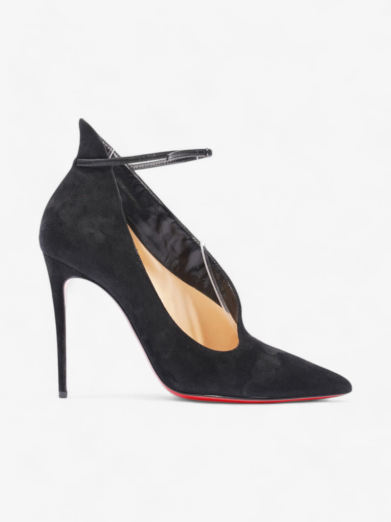  Christian Louboutin Vampydoly 100mm Black Suede EU 37.5 UK 4.5