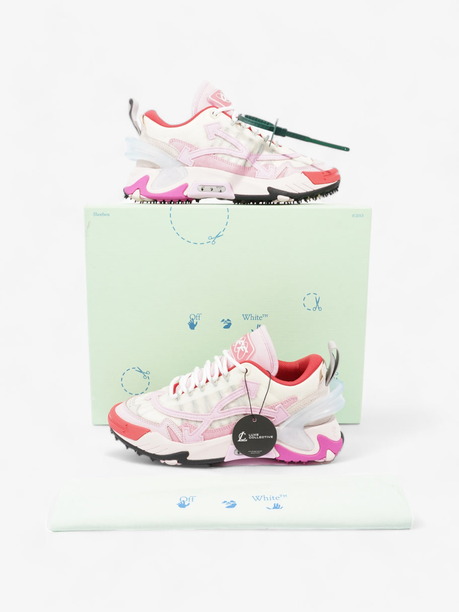 Off White Off Odsy Sneakers White / Pink / Red Mesh EU 38 UK 5 Image 10