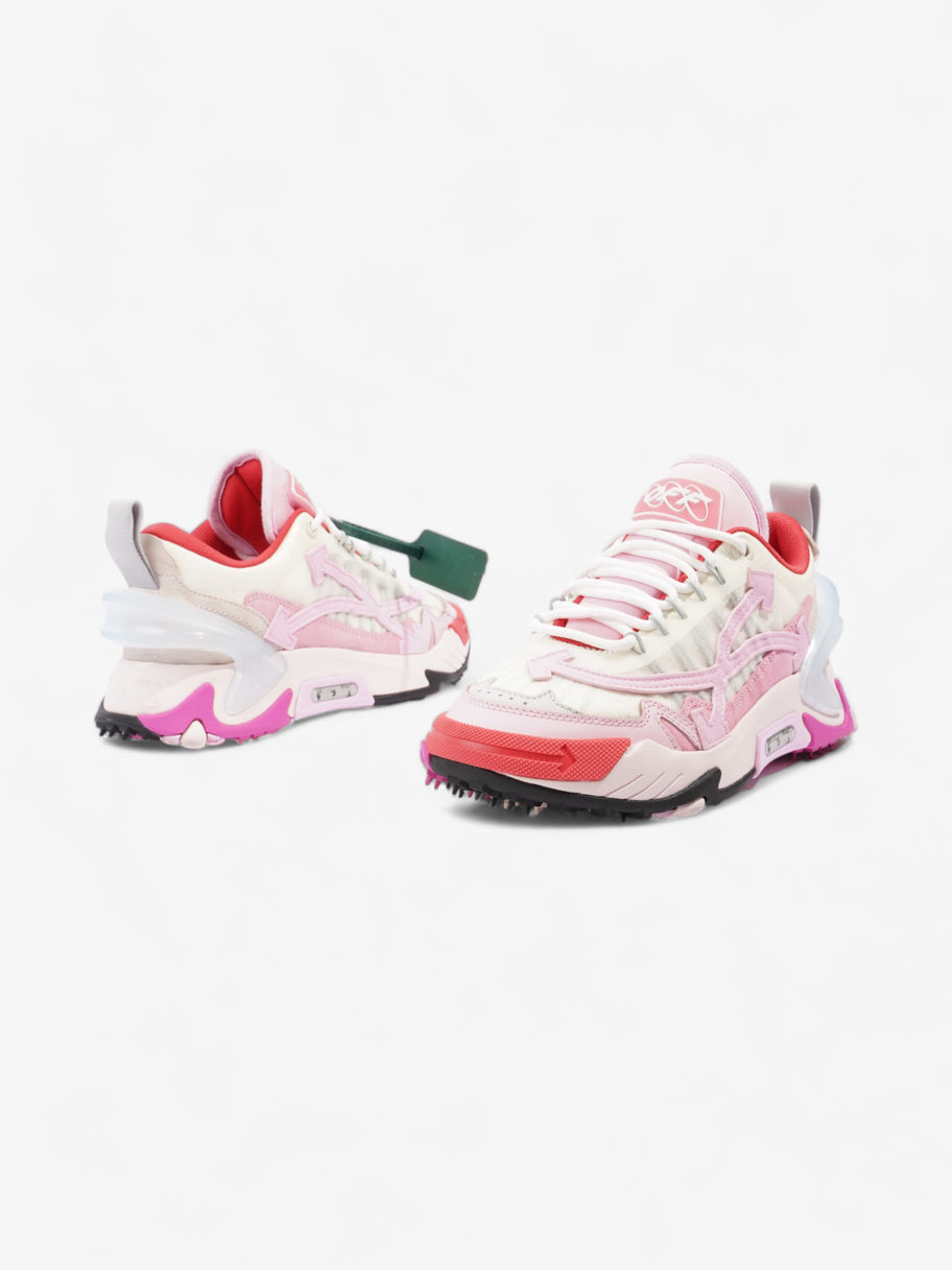 Off White Off Odsy Sneakers White / Pink / Red Mesh EU 38 UK 5 Image 9