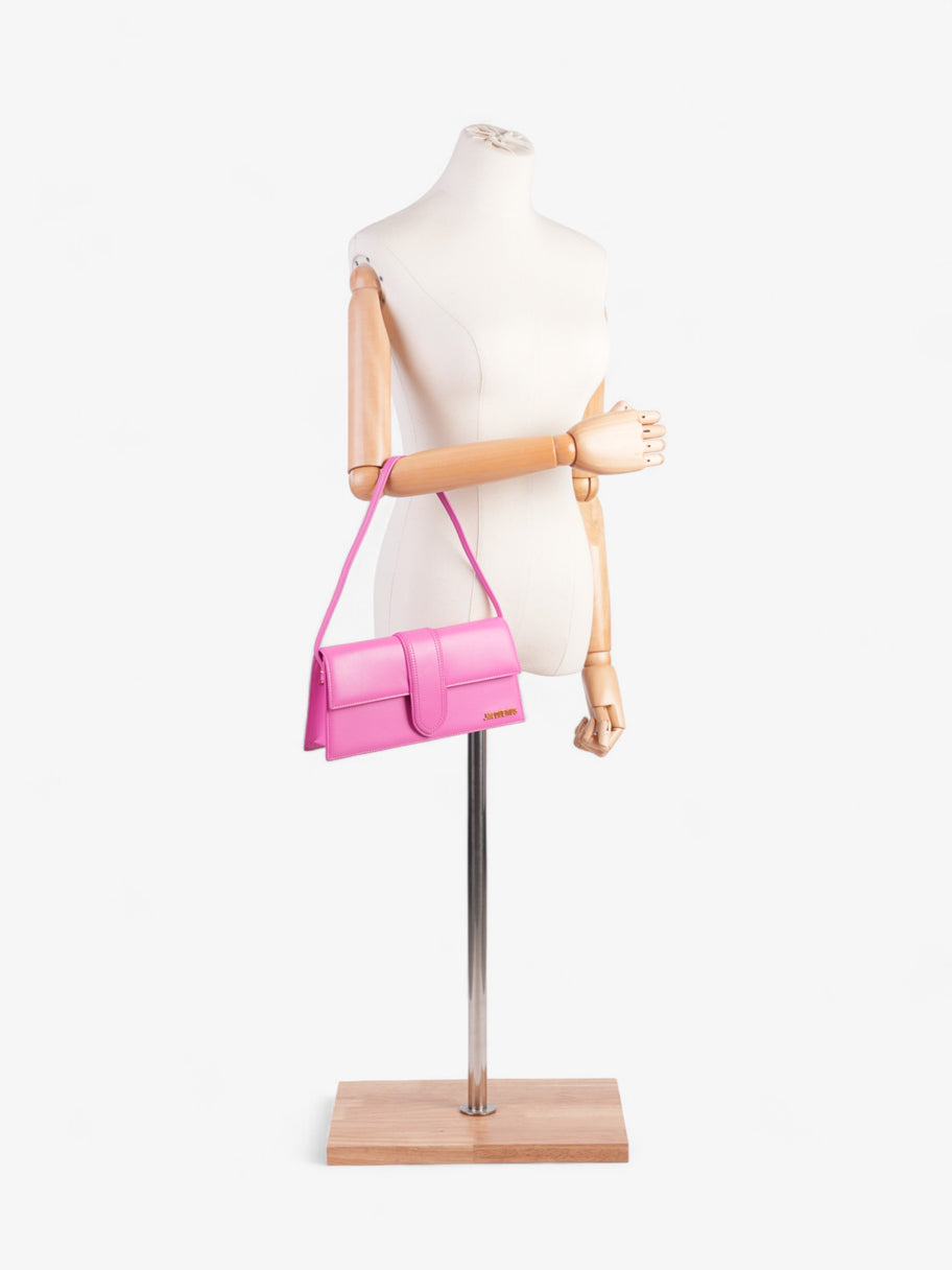 Jacquemus Le Bambino Long Pink Leather Image 2