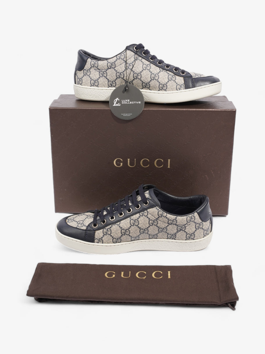 Gucci Brooklyn GG Supreme Beige / Navy Coated Canvas EU 37 UK 4 Image 9