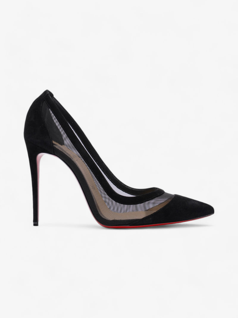  Christian Louboutin Galativi 100 Black Suede EU 39.5 UK 6.5