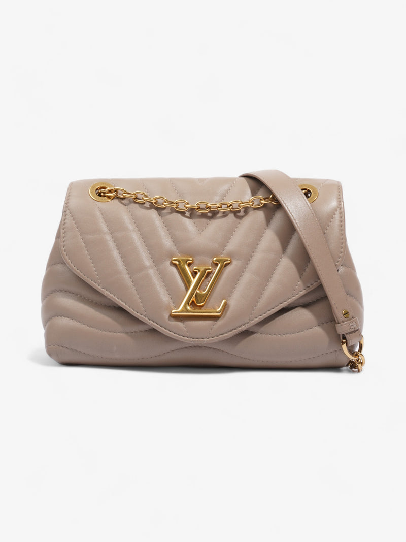  Louis Vuitton New Wave Chain Taupe Calfskin Leather MM