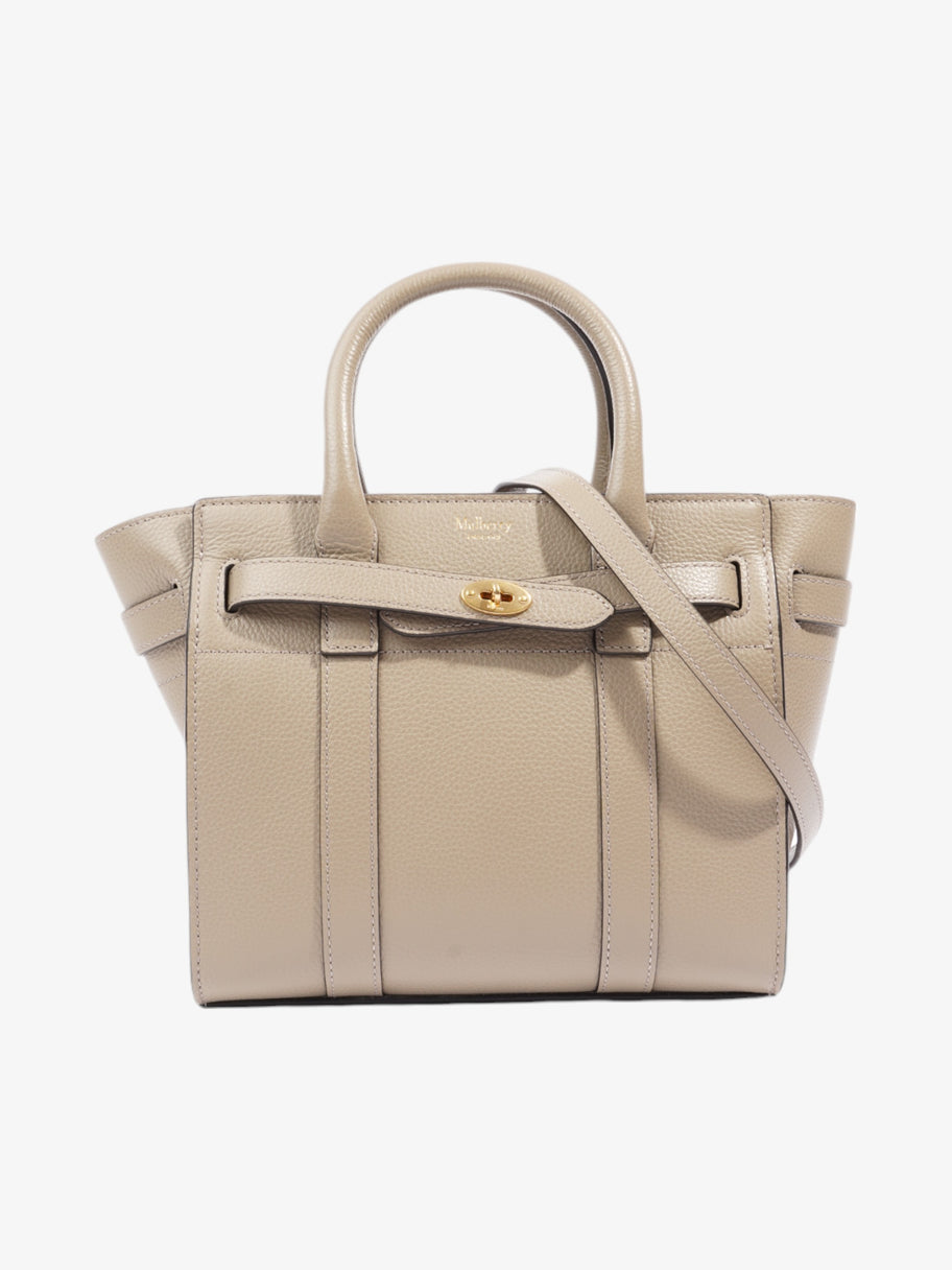 Mulberry Zipped Bayswater Taupe Leather Mini Image 1