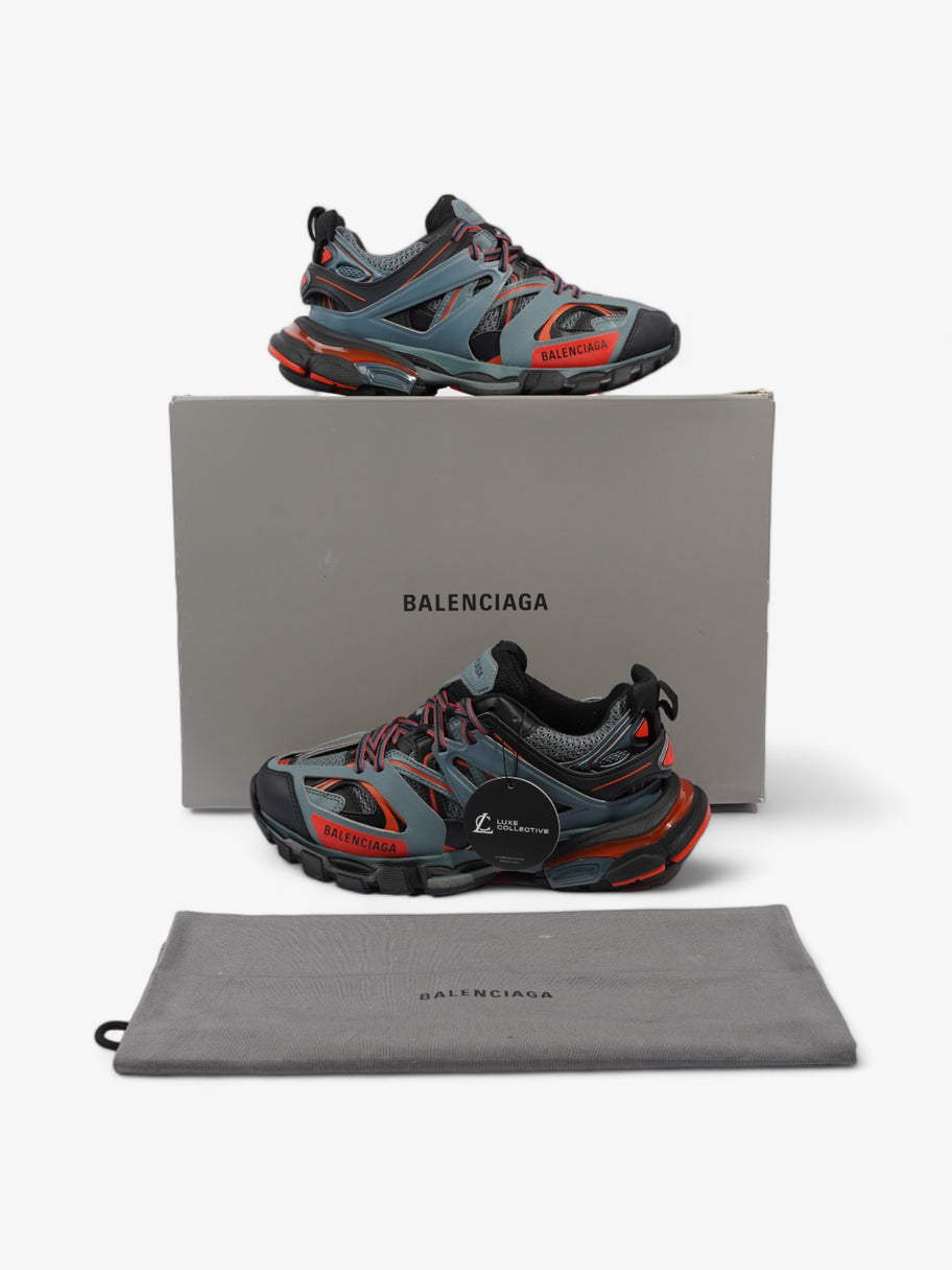 Balenciaga Track  Dark Teal / Black / Orange Mesh EU 39 UK 5 Image 10