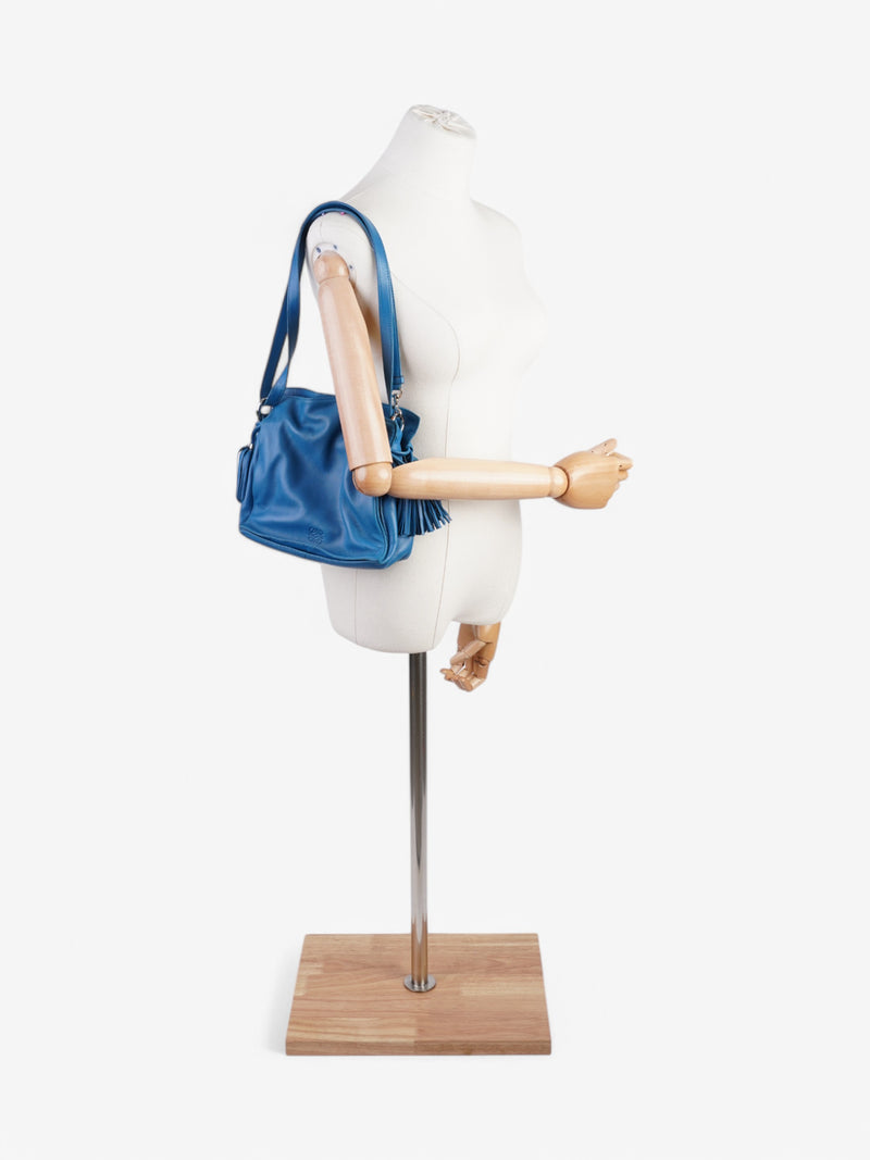  Loewe Flamenco Bag Blue Nappa Leather