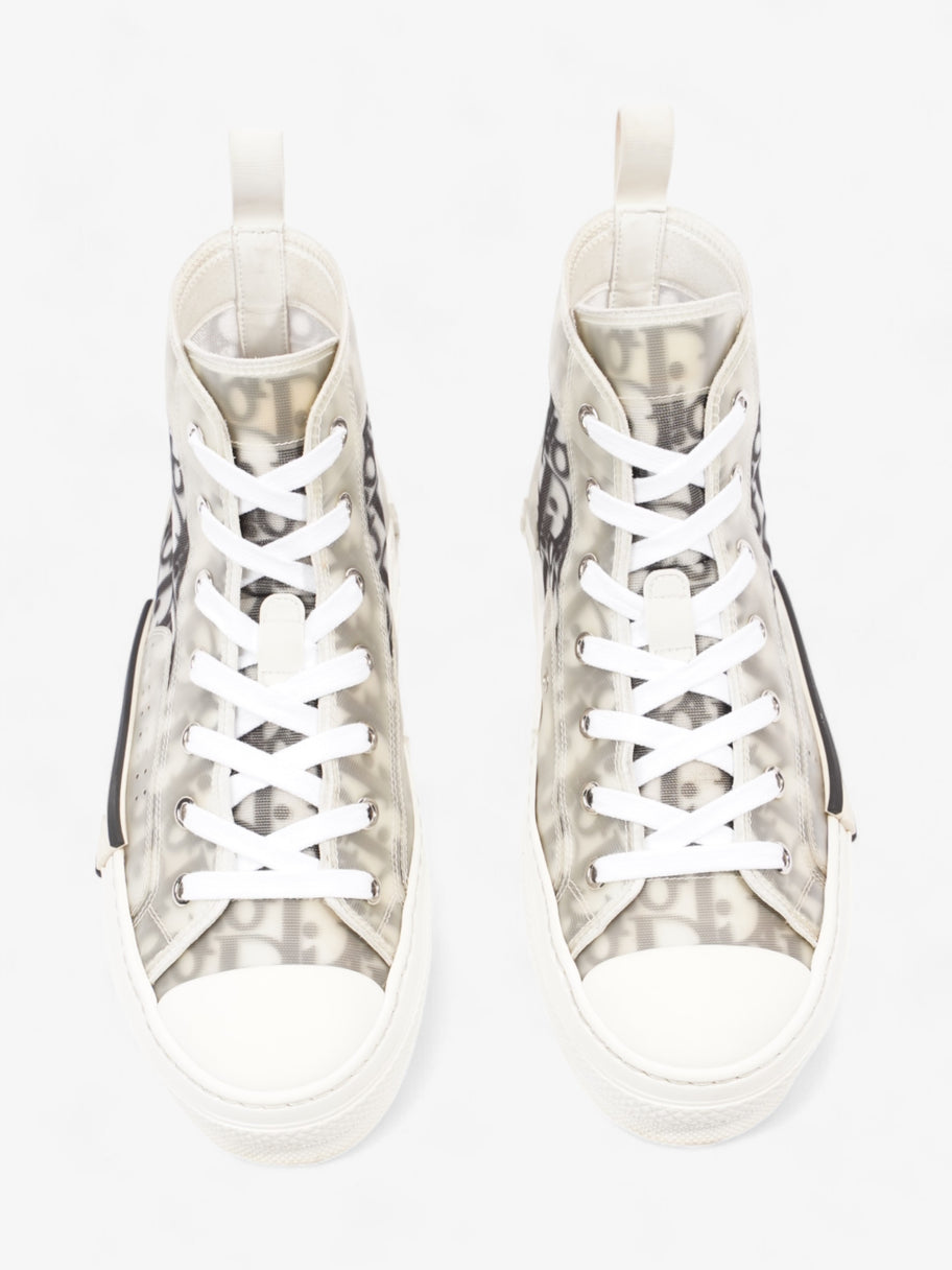 Christian Dior B23 High Tops White / Grey Oblique  Mesh EU 38 UK 5 Image 8