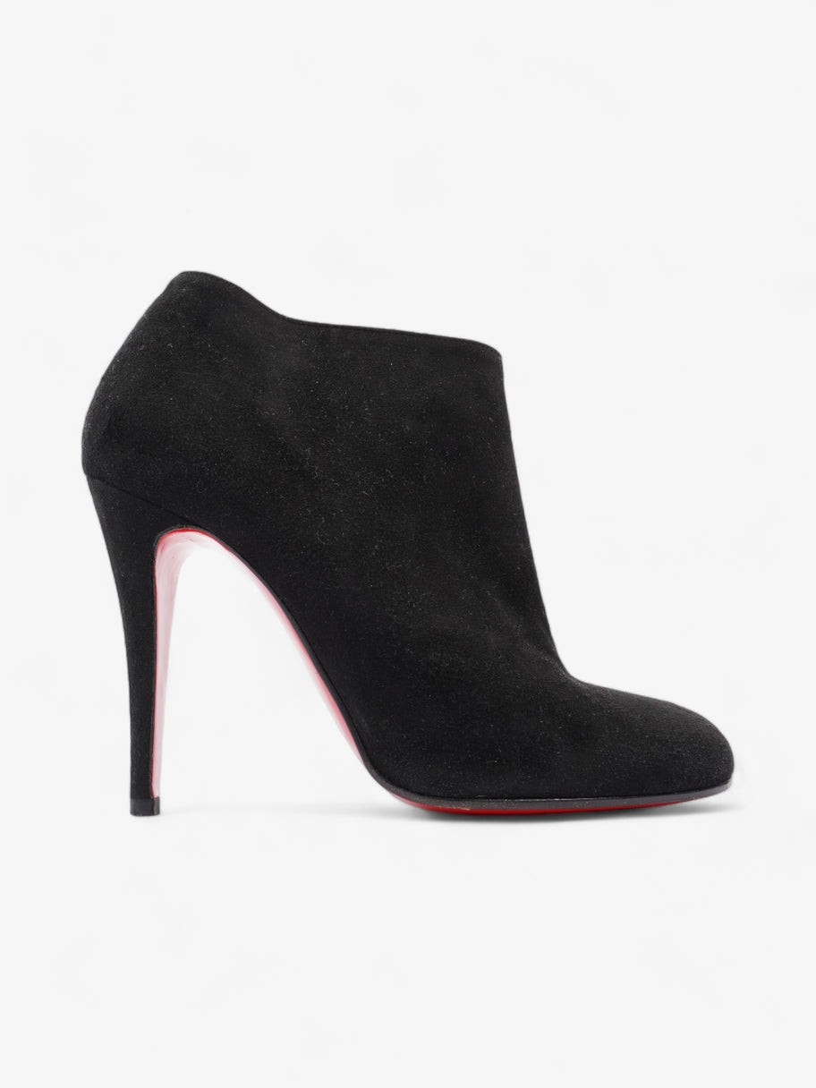 Christian Louboutin Belle Ankle Booties 110mm Black Suede EU 39 UK 6 Image 1