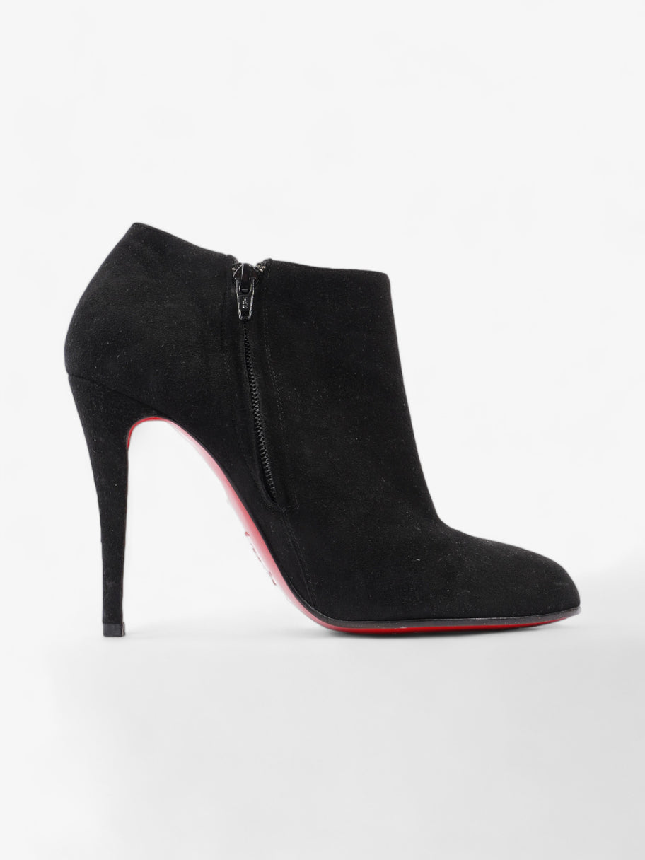 Christian Louboutin Belle Ankle Booties 110mm Black Suede EU 39 UK 6 Image 4