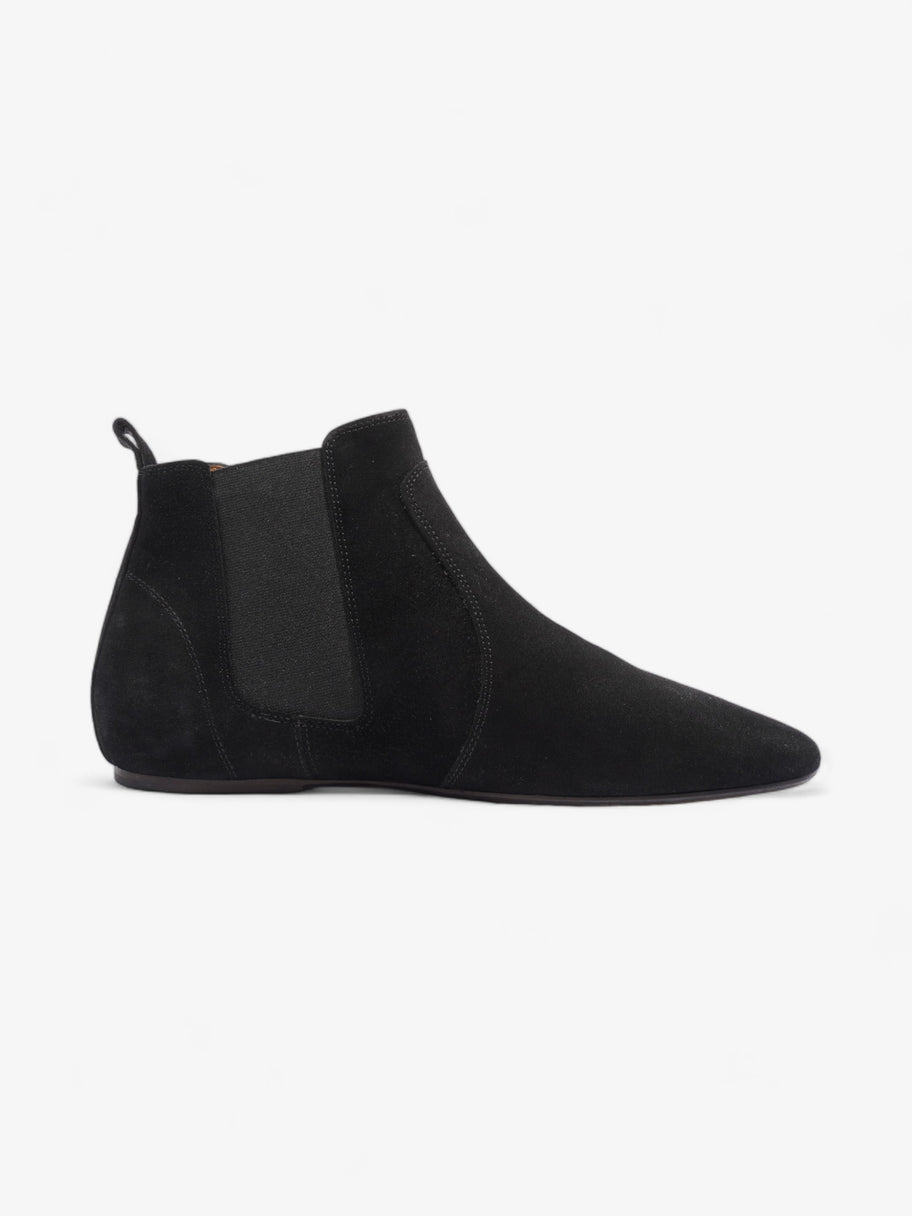 Isabel Marant Etoile Flat Ankle Boots Black Suede EU 40 UK 7 Image 4