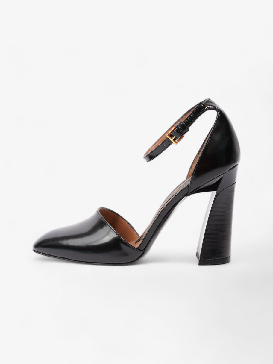 Marni Pointed Strap Heels 95mm Black Patent Leather EU 39 UK 6 Image 5