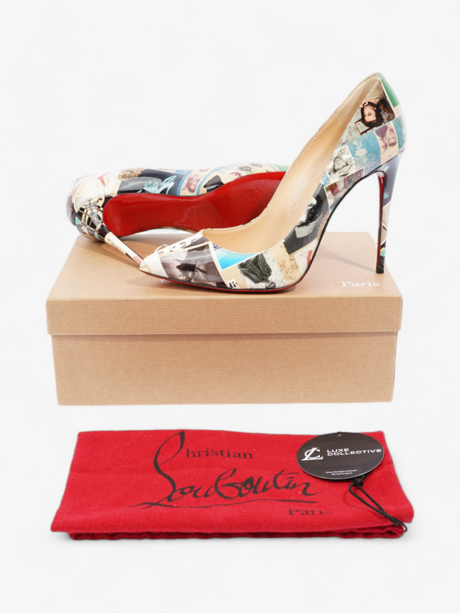 Christian Louboutin So Kate Heels 100 Multicolour  Patent Leather EU 38.5 UK 5.5 Image 10