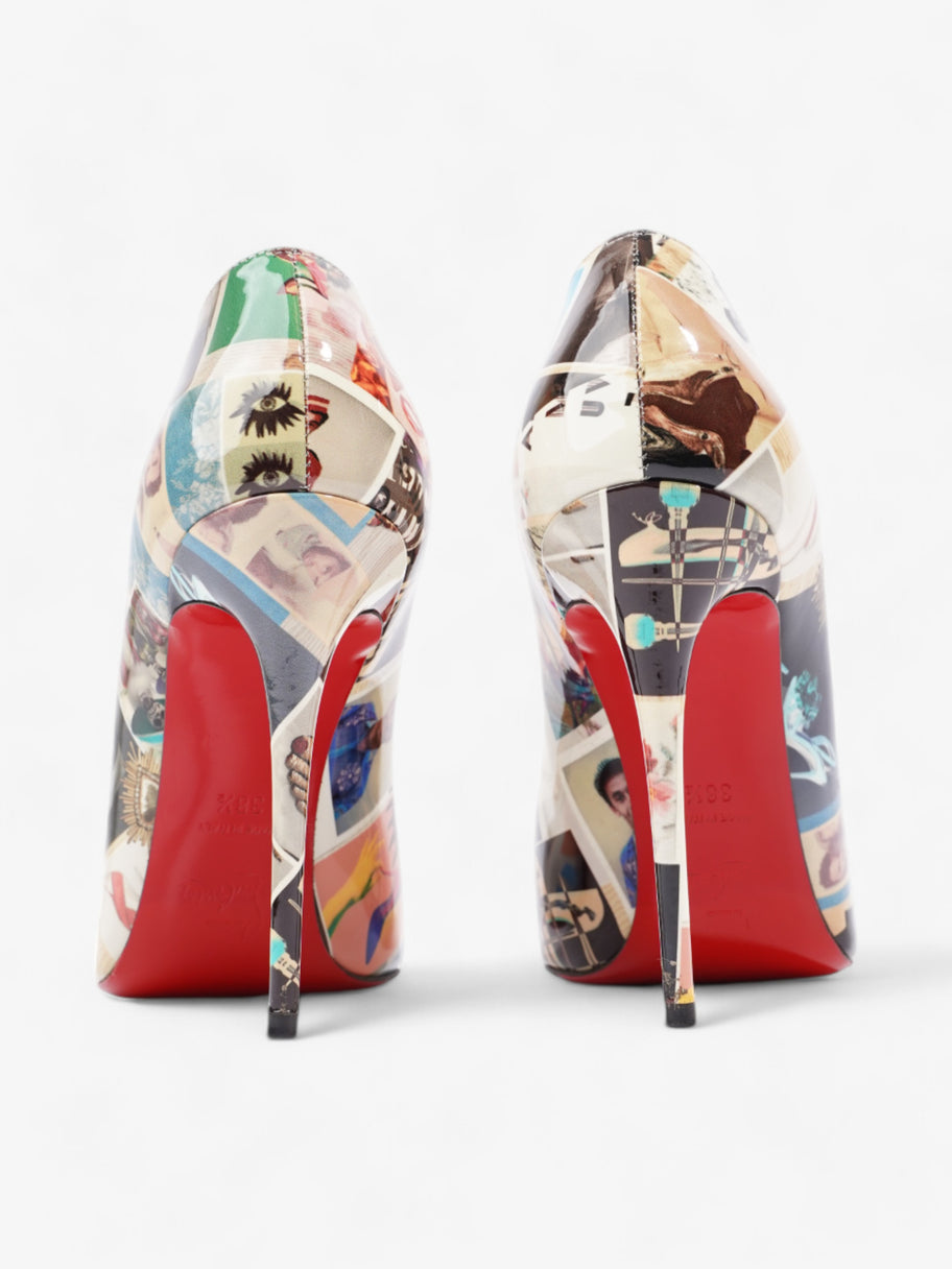 Christian Louboutin So Kate Heels 100 Multicolour  Patent Leather EU 38.5 UK 5.5 Image 6