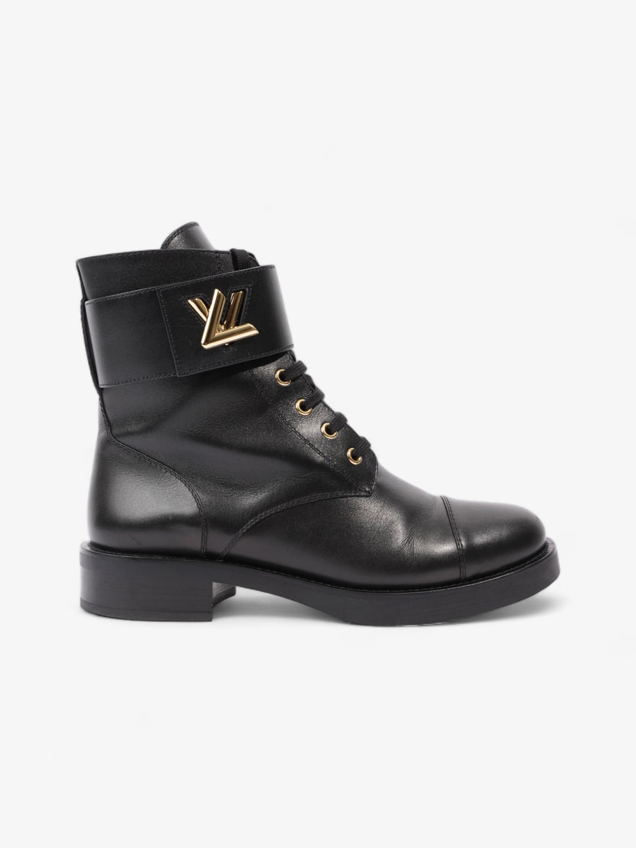 Louis Vuitton Wonderland Flat Rangers Black Leather EU 39.5 UK 6.5 Image 1